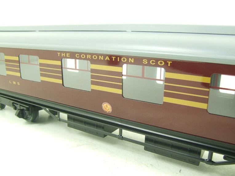 Ace Trains O Gauge C28B LMS Maroon Coronation Scot Coaches x3 Set B Brand NEW Boxed 2/3 Rail Bargain Clearance Priced Ltd Stock image 15
