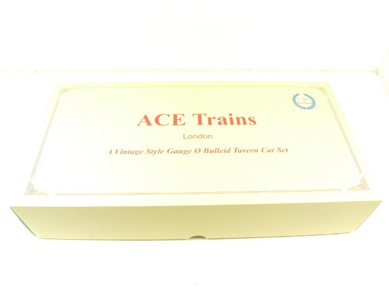 Ace Trains O Gauge C21C BR SR Bulleid Tavern Blood & Custard x2 Coaches Set Boxed image 15