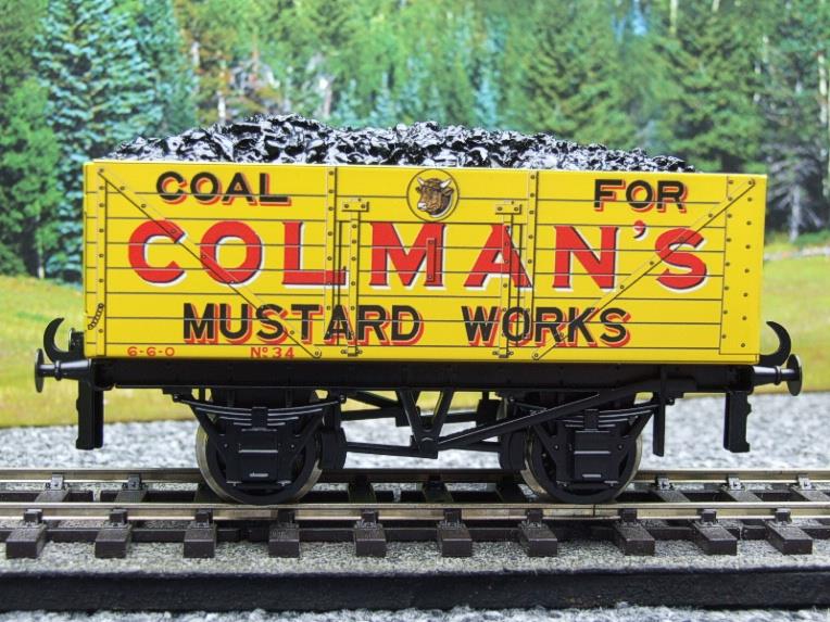 Ace Trains O Gauge G/5 Private Owner "Colmans Mustard Works" No.34 Coal Wagon 2/3 Rail image 11