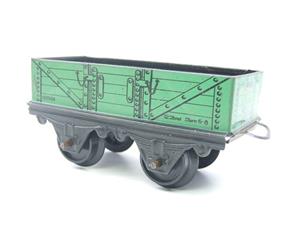 Hornby O Gauge Open Coal - Mineral Wagons x3 Set Vintage Tinplate image 2