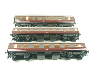 Ace Trains O Gauge C28A LMS Maroon Coronation Scot Coaches x3 Set A Brand NEW Boxed 2/3 Rail Bargain Clearance Priced Ltd Stock image 8