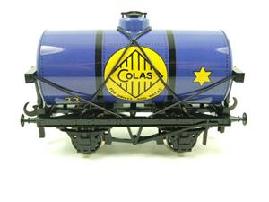 Ace Trains O Gauge G1 Four Wheel Blue "Colas" 33 Fuel Tanker Tinplate image 1