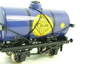 Ace Trains O Gauge G1 Four Wheel Blue "Colas" 33 Fuel Tanker Tinplate image 8