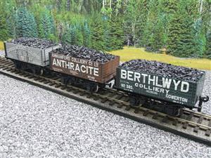 Ace Trains O Gauge G/5 WS1 Private Owner "South Wales" Coal Wagons x3 Set 1 Bxd image 7