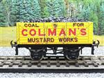 Ace Trains O Gauge G/5 Private Owner "Colmans Mustard Works" No.30 Coal Wagon 2/3 Rail
