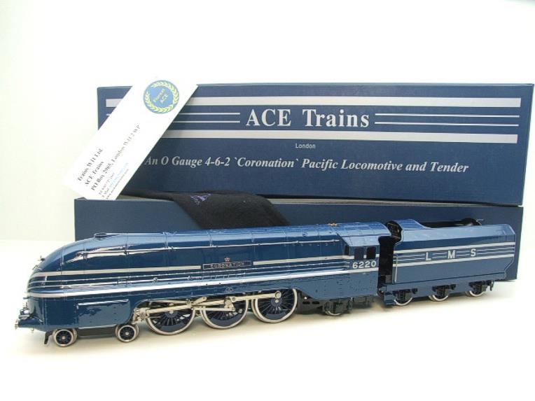 Ace Trains O Gauge E12A1, LMS, Blue, Coronation Pacific "Coronation" R/N 6220, Metal, Electric, 2/3 Rail, Bxd image 22