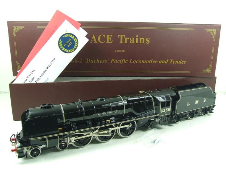 Ace Trains O Gauge E12P LMS Black Duchess Pacific "Sir William A Stanier FRS" R/N 6256 Electric 2/3 Rail Bxd image 22