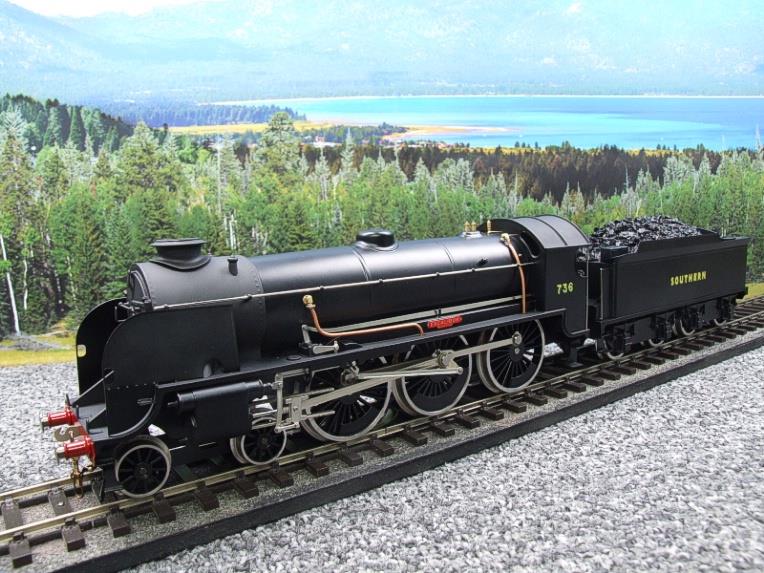 ACE Trains O Gauge E/34-D1 Bulleid SR Wartime Satin Black 4-6-0 "King Arthur" 453 Elec 2/3 Rail Boxed image 13