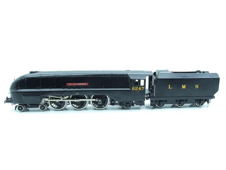 Ace Trains O Gauge E12C1 Streamlined Coronation Pacific LMS Wartime Satin Black "City of Liverpool" R/N 6247 Bxd image 14
