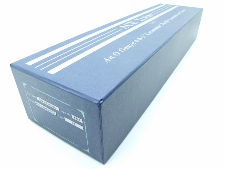 Ace Trains O Gauge E12C1 Streamlined Coronation Pacific LMS Wartime Satin Black "City of Liverpool" R/N 6247 Bxd image 20