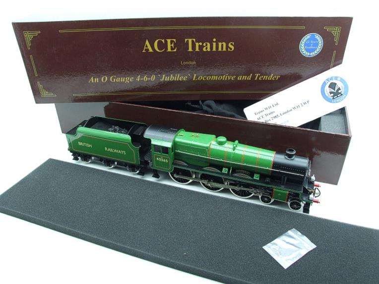 Ace Trains O Gauge E18/B Jubilee Class Loco & Tender BR Gloss Lined Apple Green "Victoria" R/N 45565 Electric 2/3 Rail Bxd image 22