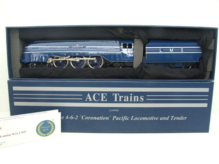 Ace Trains O Gauge E12A1, LMS, Blue, Coronation Pacific "Coronation" R/N 6220, Metal, Electric, 2/3 Rail, N/NEW Bxd image 18