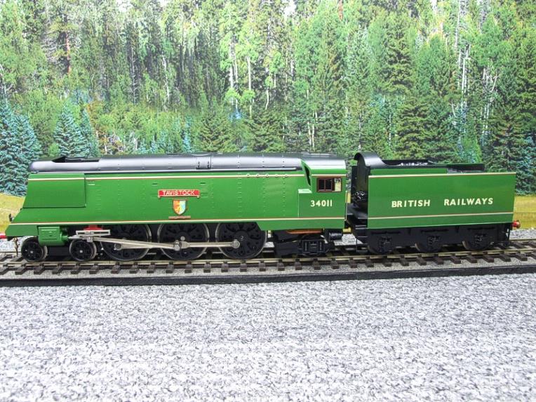 Ace Trains O Gauge E9 BR Lined Apple Green West Country Class Bulleid Pacific British Railways 4-6-2 Loco & Tender Named "Yeovil" R/N 34004, Electric 2/3 Rail Boxed image 15