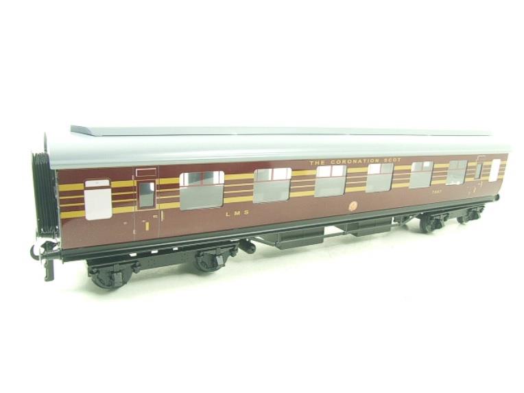 Ace Trains O Gauge C28B LMS Maroon Coronation Scot Coaches x3 Set B Brand NEW Boxed 2/3 Rail Bargain Clearance Priced Ltd Stock image 13