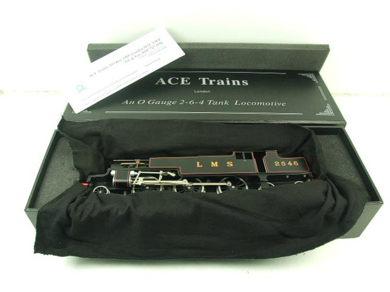 Ace Trains O Gauge E/8, LMS Satin Black 2 Cyl Stanier Tank Loco R/N 2546 Electric 2/3 Rail Bxd image 15