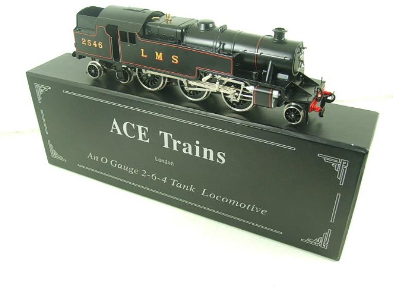 Ace Trains O Gauge E/8, LMS Satin Black 2 Cyl Stanier Tank Loco R/N 2546 Electric 2/3 Rail Bxd image 19