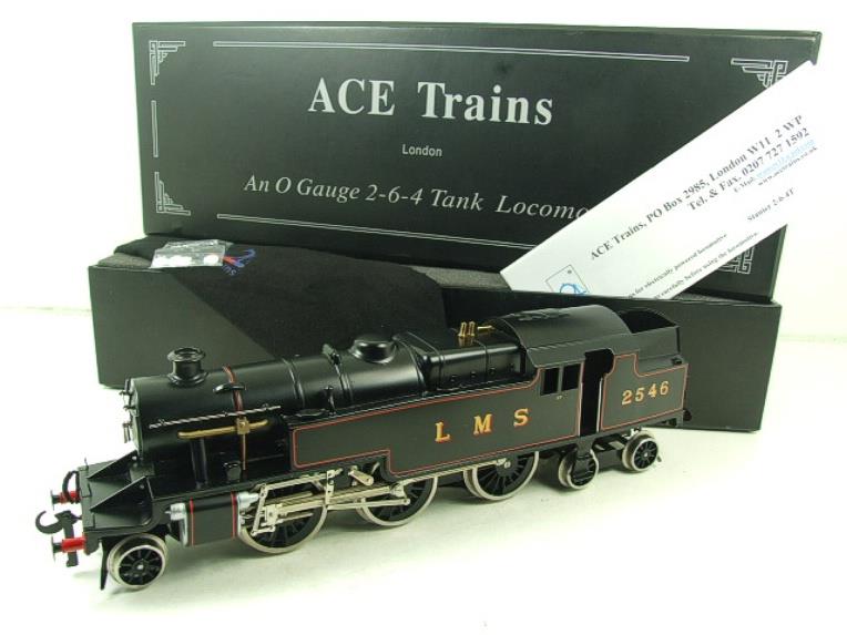 Ace Trains O Gauge E/8, LMS Satin Black 2 Cyl Stanier Tank Loco R/N 2546 Electric 2/3 Rail Bxd image 20