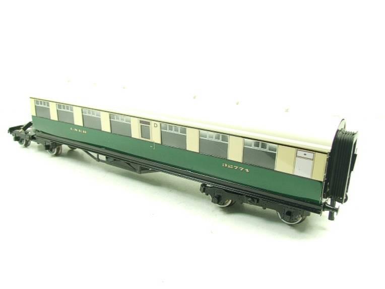 Ace Trains O Gauge C4 LNER Green & Cream Articulated Tourist Stock x6 Coaches Set Boxed Lit Interiors image 18