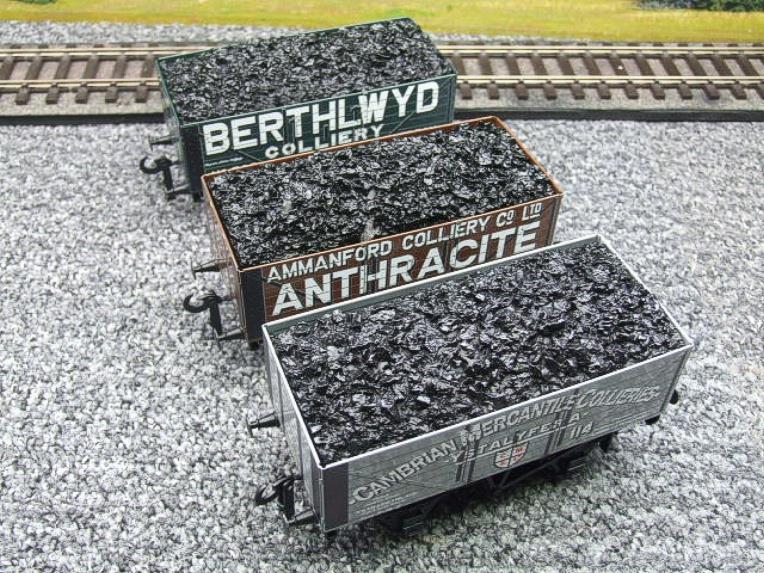 Ace Trains O Gauge G/5 WS1 Private Owner "South Wales" Coal Wagons x3 Set 1 Bxd image 12