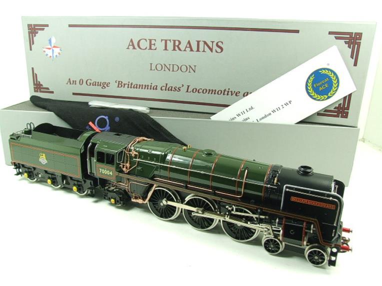 Ace Trains O Gauge E/27D BR Green Britannia Class "William Shakespeare" FOB Golden Arrow Edition" R/N 70004 Bxd image 22