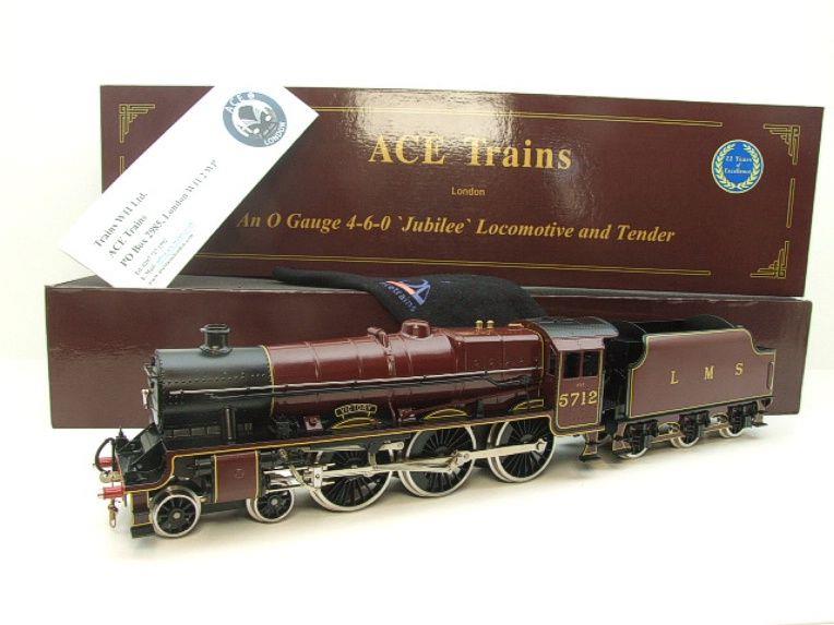 Ace Trains O Gauge E18C5 LMS Maroon Jubilee "Victory" R/N 5712 Electric 2/3 Rail Boxed image 22