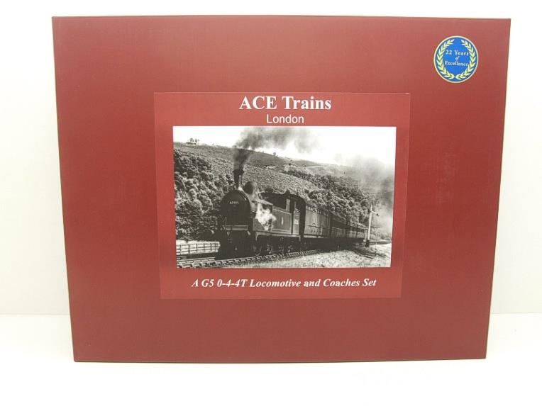 Ace Trains O Gauge E25/S-B2 LNER Black G5 Tank Loco R/N 67260 & Coaches Set Elec 2/3 Rail Boxed image 20