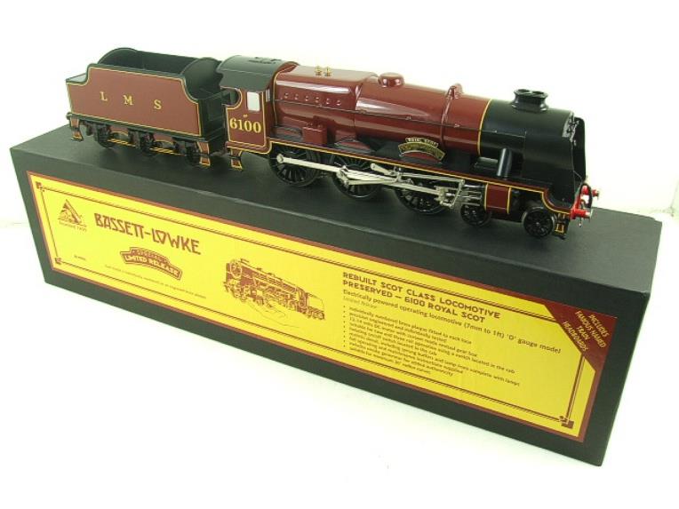 Basset Lowke O Gauge BL99016 LMS Rebuilt Scot Class "Royal Scot" R/N 6100 Electric 2/3 Rail Bxd image 16