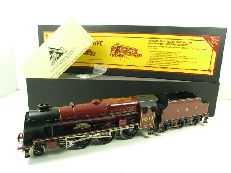 Basset Lowke O Gauge BL99016 LMS Rebuilt Scot Class "Royal Scot" R/N 6100 Electric 2/3 Rail Bxd image 17
