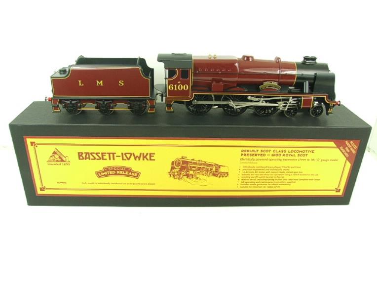 Basset Lowke O Gauge BL99016 LMS Rebuilt Scot Class "Royal Scot" R/N 6100 Electric 2/3 Rail Bxd image 22