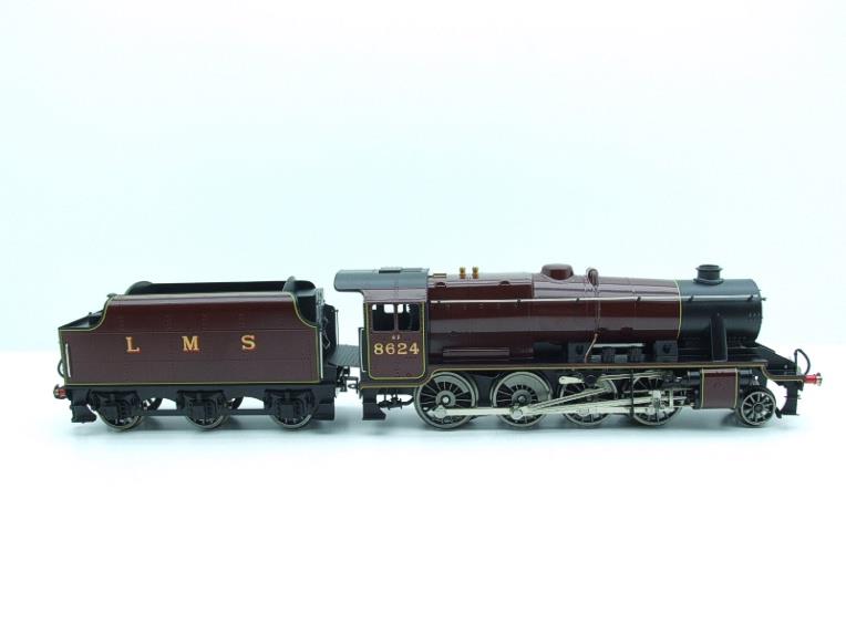Ace Trains O Gauge E/38A, LMS Lined Gloss Maroon Class 8F, 2-8-0 Locomotive and Tender R/N 8624 2/3 Rail Boxed image 14