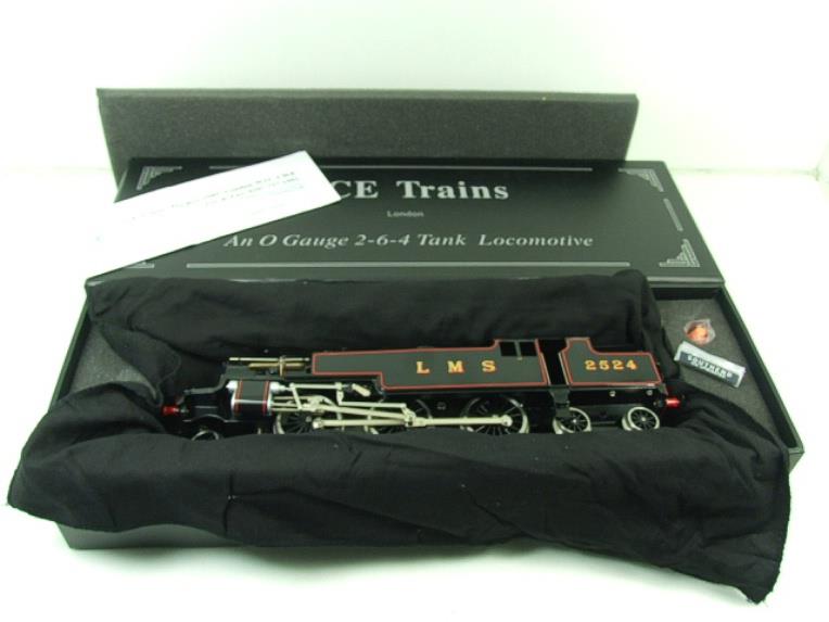 Ace Trains O Gauge E8 LMS Gloss Black 3 Cyl Stanier Tank Loco R/N 2524 Electric 2/3 Rail Boxed image 17
