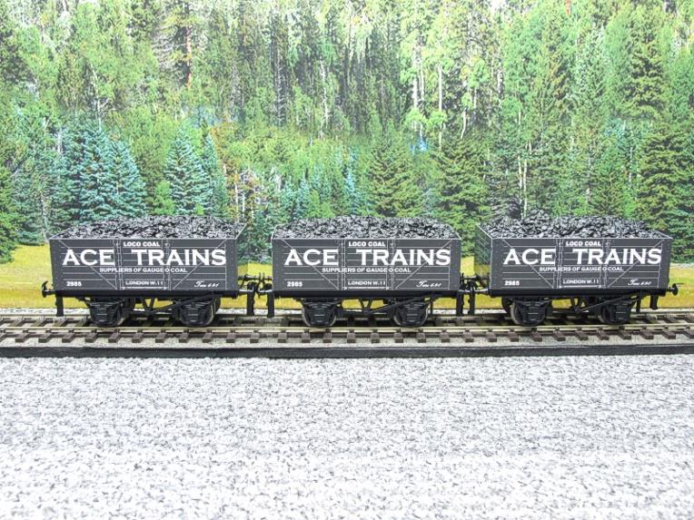 Ace Trains O Gauge G5 Private Owner Loco Coal Wagon x3 Set R/N 2985, 2/3 Rail Boxed image 11