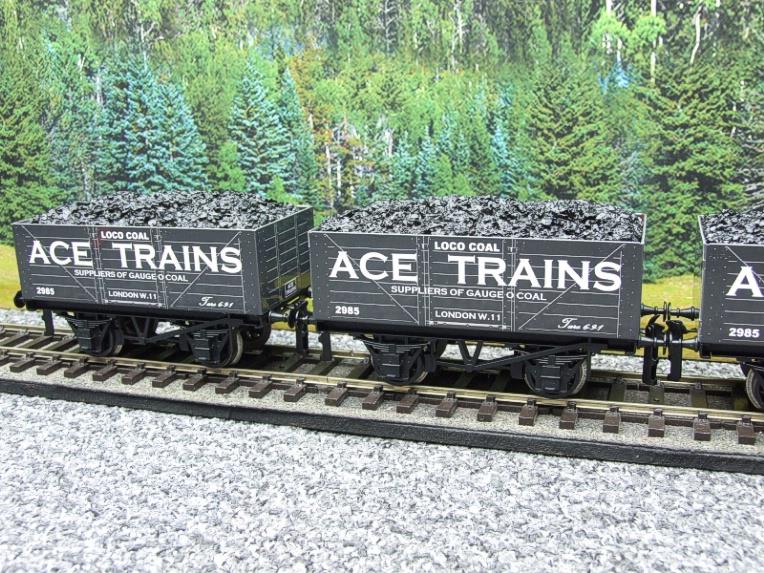 Ace Trains O Gauge G5 Private Owner Loco Coal Wagon x3 Set R/N 2985, 2/3 Rail Boxed image 14