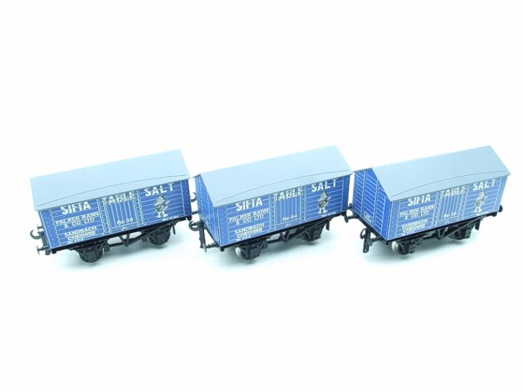 Ace Trains O Gauge G6 SV7 Private Owner "Sifta Salt" Wagons x3 Set 7 Bxd image 12