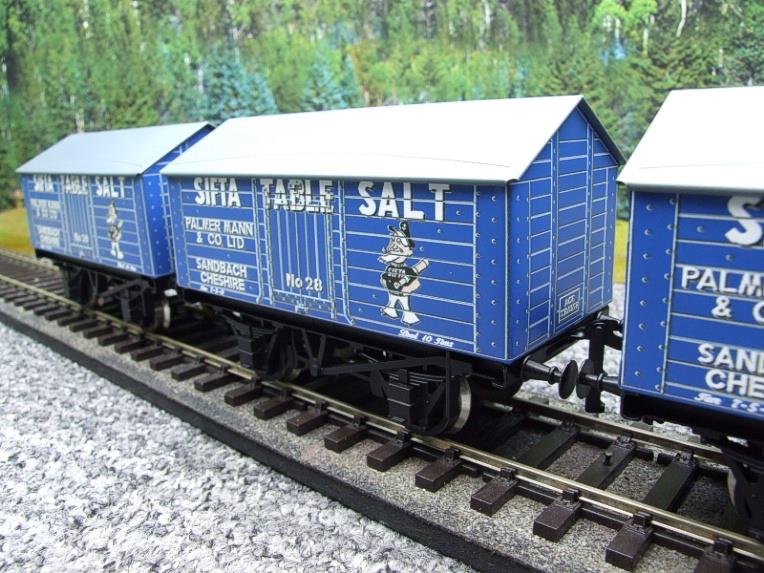 Ace Trains O Gauge G6 SV7 Private Owner "Sifta Salt" Wagons x3 Set 7 Bxd image 15