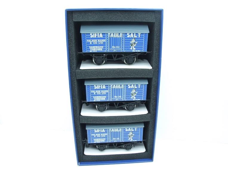 Ace Trains O Gauge G6 SV7 Private Owner "Sifta Salt" Wagons x3 Set 7 Bxd image 17