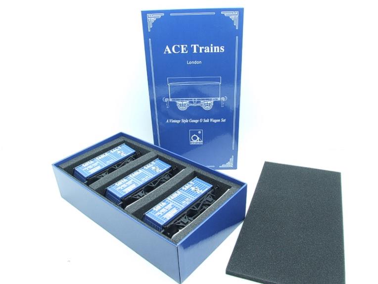 Ace Trains O Gauge G6 SV7 Private Owner "Sifta Salt" Wagons x3 Set 7 Bxd image 18
