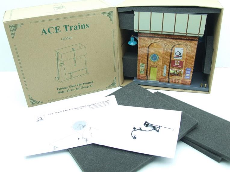 Ace Trains O Gauge AC/2-2 Tnplate Water Tower With Working Light Boxed image 20