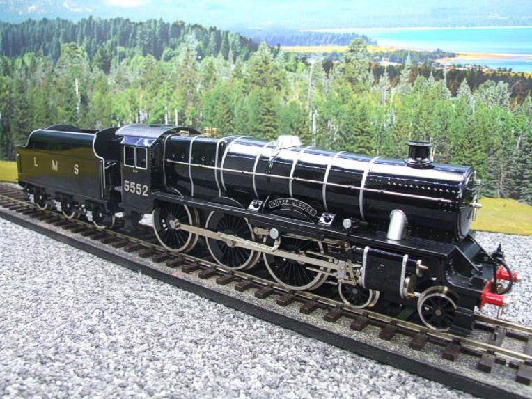 Ace Trains O Gauge E/18A1 LMS Gloss Black Loco & Tender "Silver Jubilee" R/N 5552 Elec 2/3 Rail Bxd Rare image 11