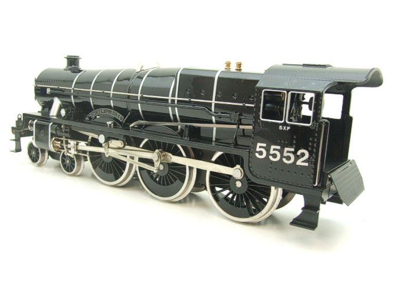Ace Trains O Gauge E/18A1 LMS Gloss Black Loco & Tender "Silver Jubilee" R/N 5552 Elec 2/3 Rail Bxd Rare image 12