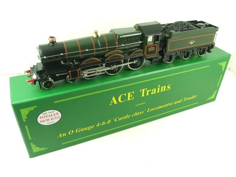 Ace Trains O Gauge E7/2 BR Castle Class "Clun Castle" R/N 5079, Electric 2/3 Rail Bxd image 21