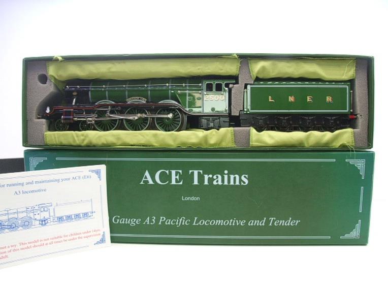 Ace Trains O Gauge E/6, LNER Green A3 Pacific "Windsor Lad" R/N 2500 Electric 3 Rail Bxd image 18