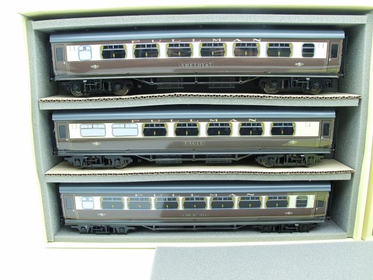 Ace Trains O Gauge C14A BR MK 1 Pullman Coaches x3 Set A Bxd 2/3 Rail Grey Roofs image 21