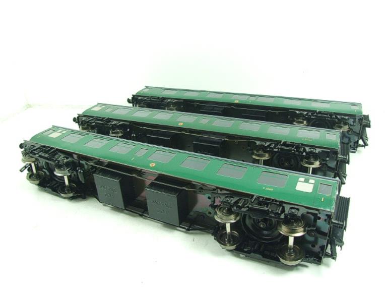 Ace Trains O Gauge C13A BR MK1 SR Southern Green Coaches x3 Set A Boxed 2/3 Rail "Atlantic Coast Coach Set" image 16