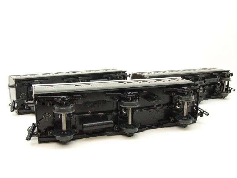 Ace Trains O Gauge C24 SR Southern Green Six Wheeled Passenger Coaches x3 Set Boxed 2/3 Rail image 12