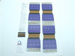 Ace Trains O Gauge C1 & C24 Complete x3 Coach Set 1st & 3rd Class Seats Accessories x6 Sheets image 4