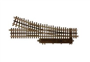 Atlas 6073 - O Gauge 3 Rail O-54 Right Hand Remote Turnout 36” Radius Electric Operated Point x1 image 1