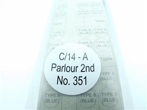 Ace Trains O Gauge C14 Complete Set Coach Interior Seats Pack Accessories x7 Coaches image 10