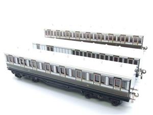 Ace Trains O Gauge "LBSCR" C1 Passenger x3 Coaches Set Tinplate Boxed image 3