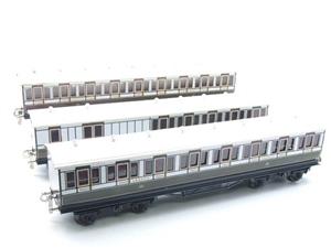 Ace Trains O Gauge "LBSCR" C1 Passenger x3 Coaches Set Tinplate Boxed image 4